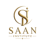 Saan Institute luxury gold plated logo